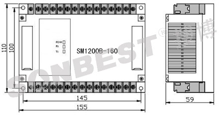 RS485接口10通道DS18B20溫度采集儀（標(biāo)準(zhǔn)MODBUS-RTU協(xié)議）(Zigbee,無(wú)線,SM1200W、RS485接口、10通道、160點(diǎn)、變送模塊、DS18B20采集工作站、DS18B20采集儀、單總線采集儀|SM1200B-160)